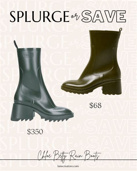 chloe rain boots dupe macys